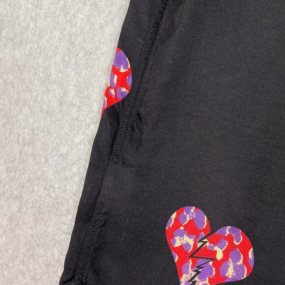 AllSaints Shirt Mens XS Black Ikuma Breakup Short Sleeve Camp All Over Print - Picture 7 of 10